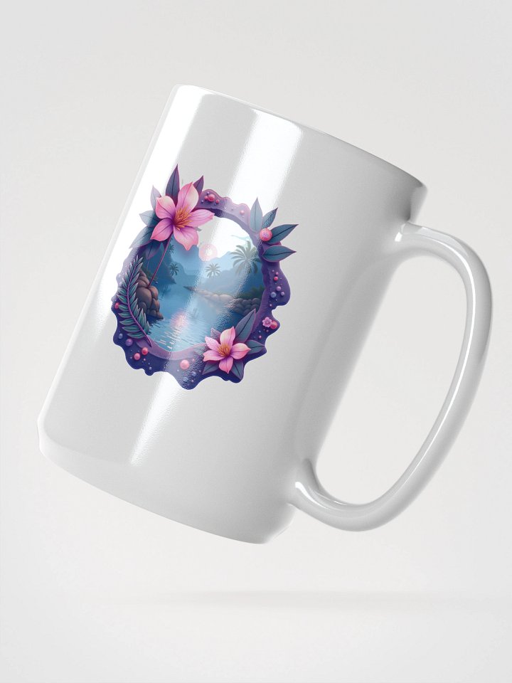 Retro Fantasy Floral Mug product image (2)
