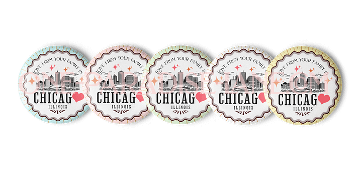 Love From Your Family in Chicago Illinois Pins product image (1)