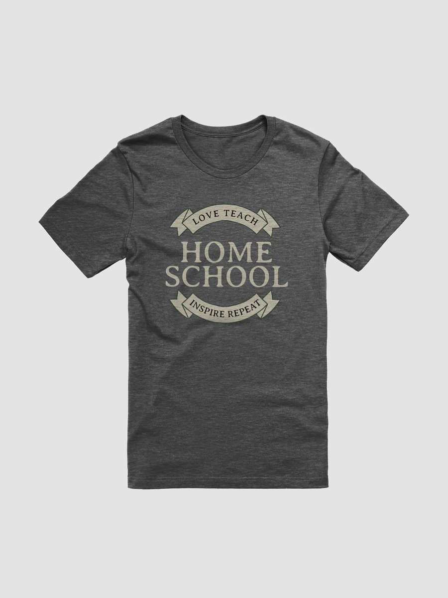 Love Teach Inspire Repeat Homeschool Bella Canvas T-Shirt product image (5)