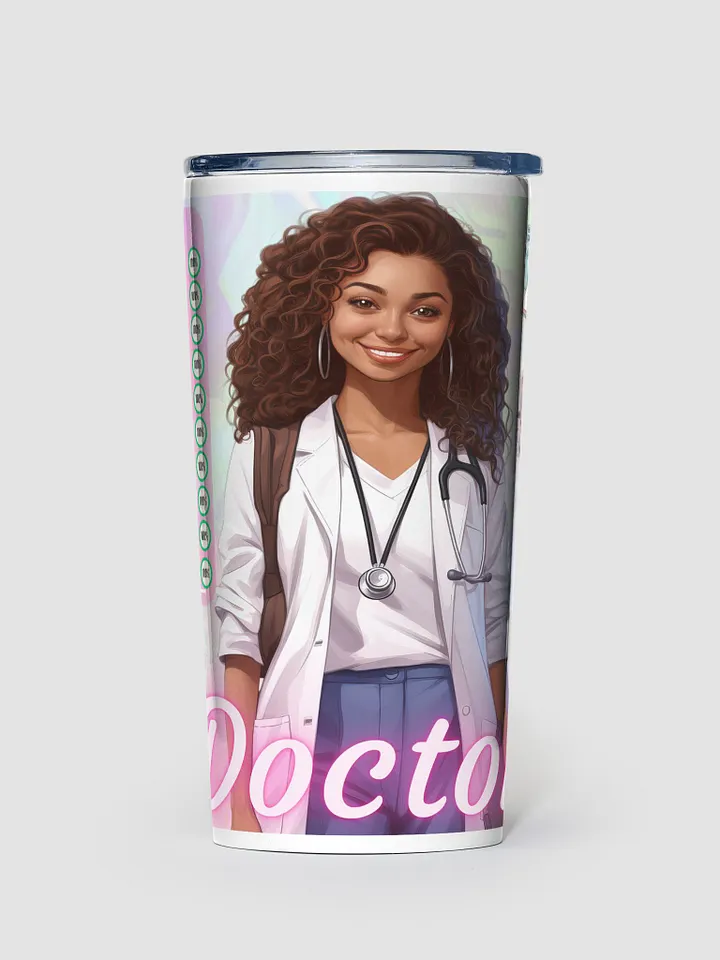 Black Doctor 20 oz Stainless Steel Tumbler product image (1)