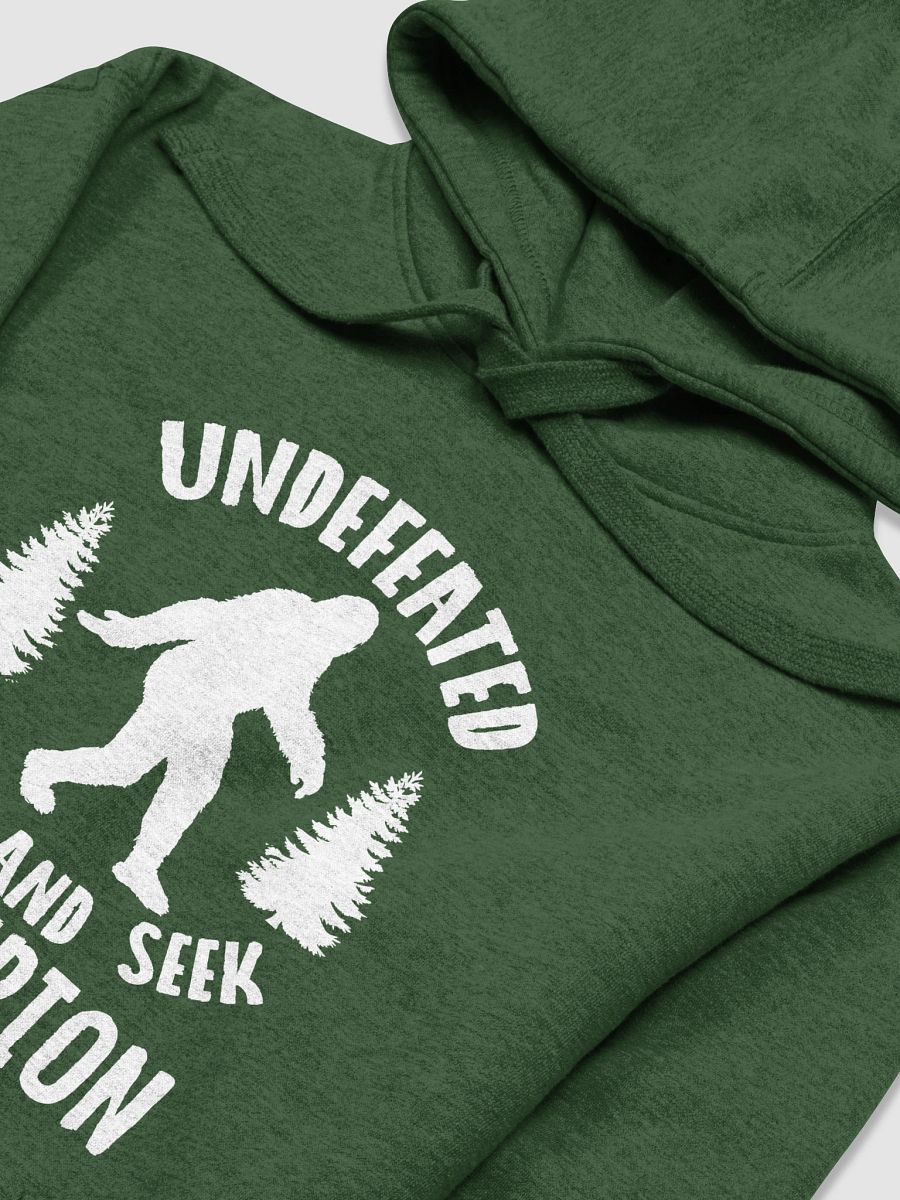 Undefeated Hide And Seek Champion Funny Bigfoot Hoodie product image (3)