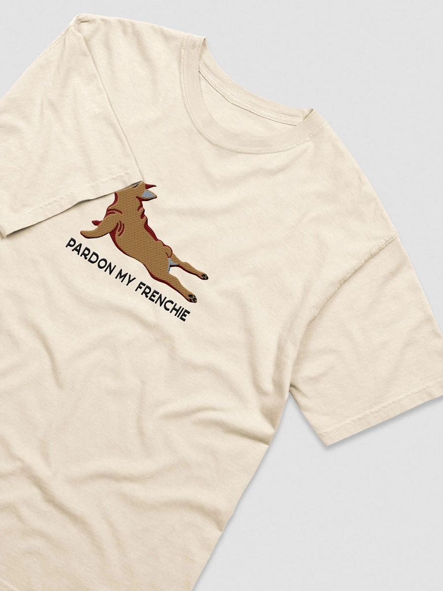 Pardon My Frenchie T-Shirt(Embroidered) of a French Bulldog product image (6)