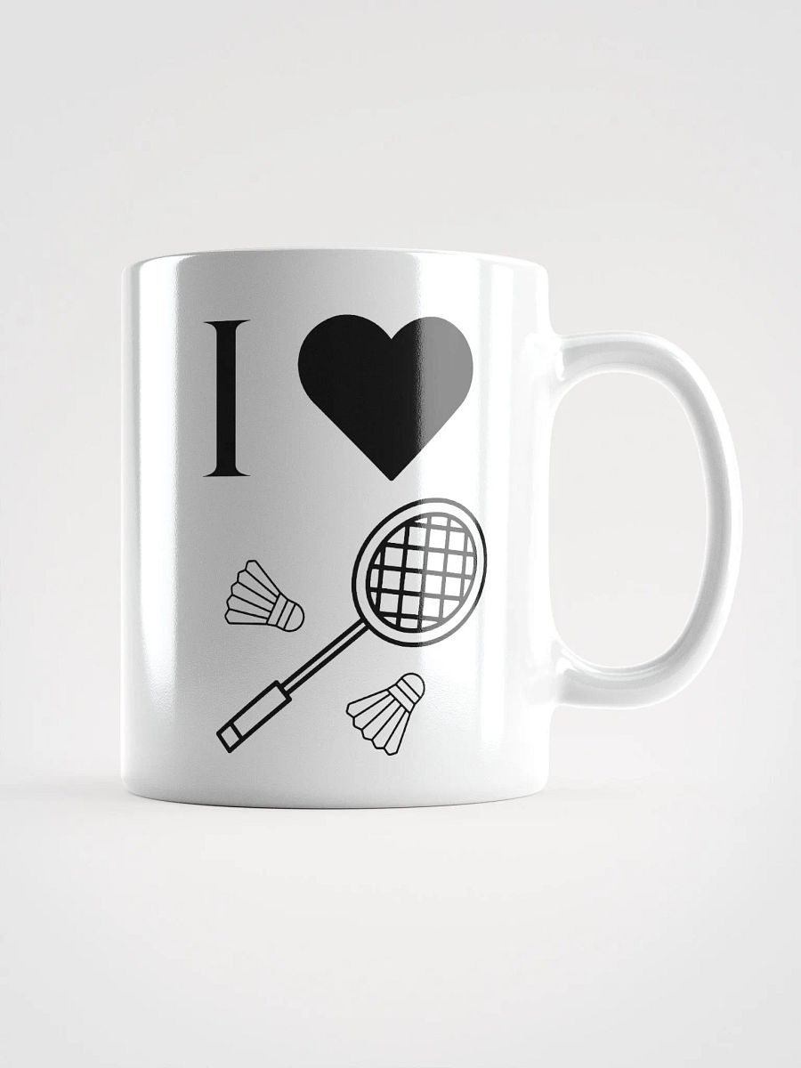 I ❤️ Badminton Mug product image (1)