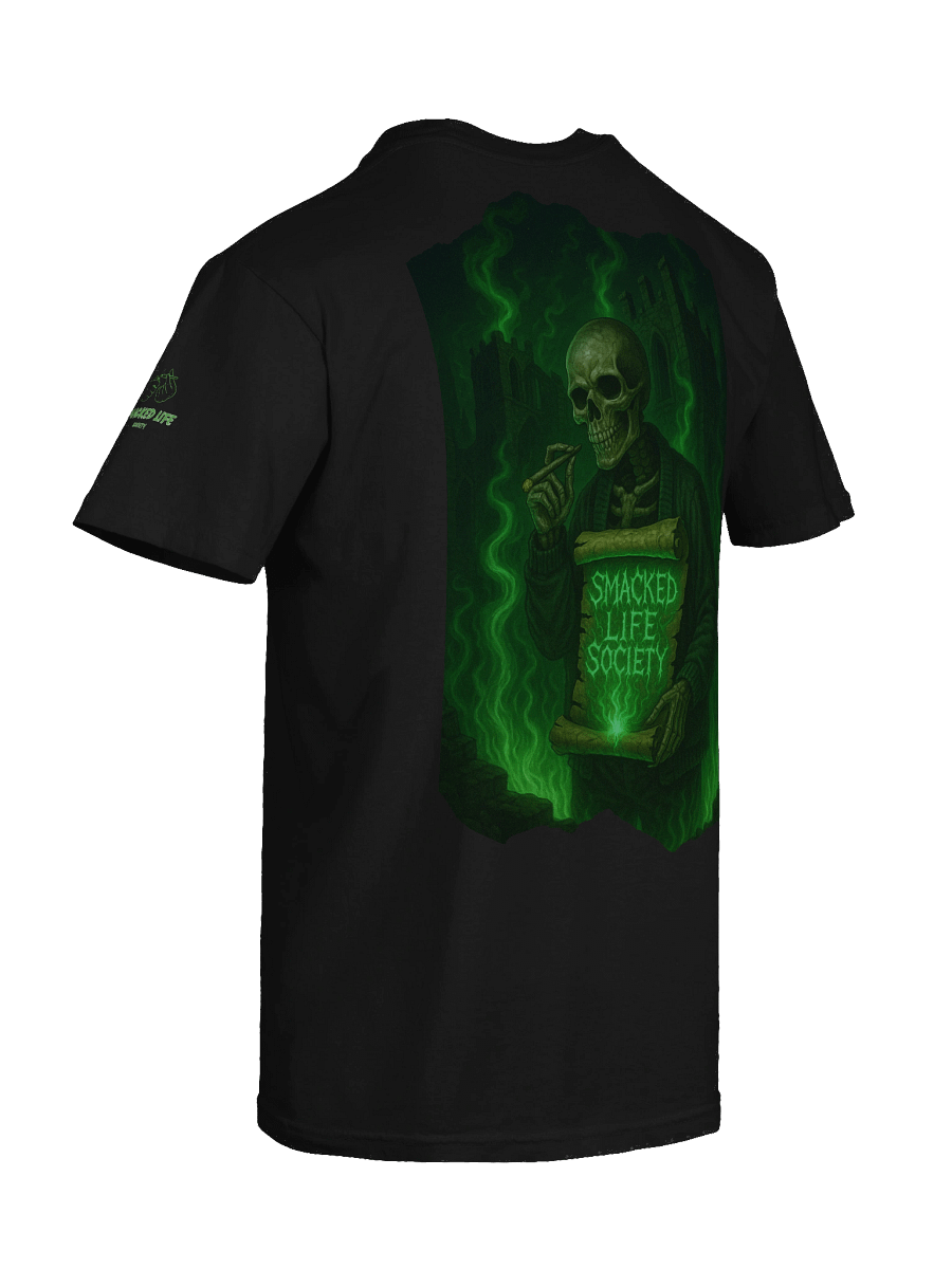 Forever Smacked – Green Flame Skeleton Unisex T-Shirt product image (39)