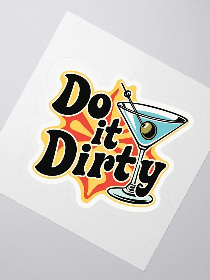 Dirty Martini Kiss Cut Sticker product image (4)
