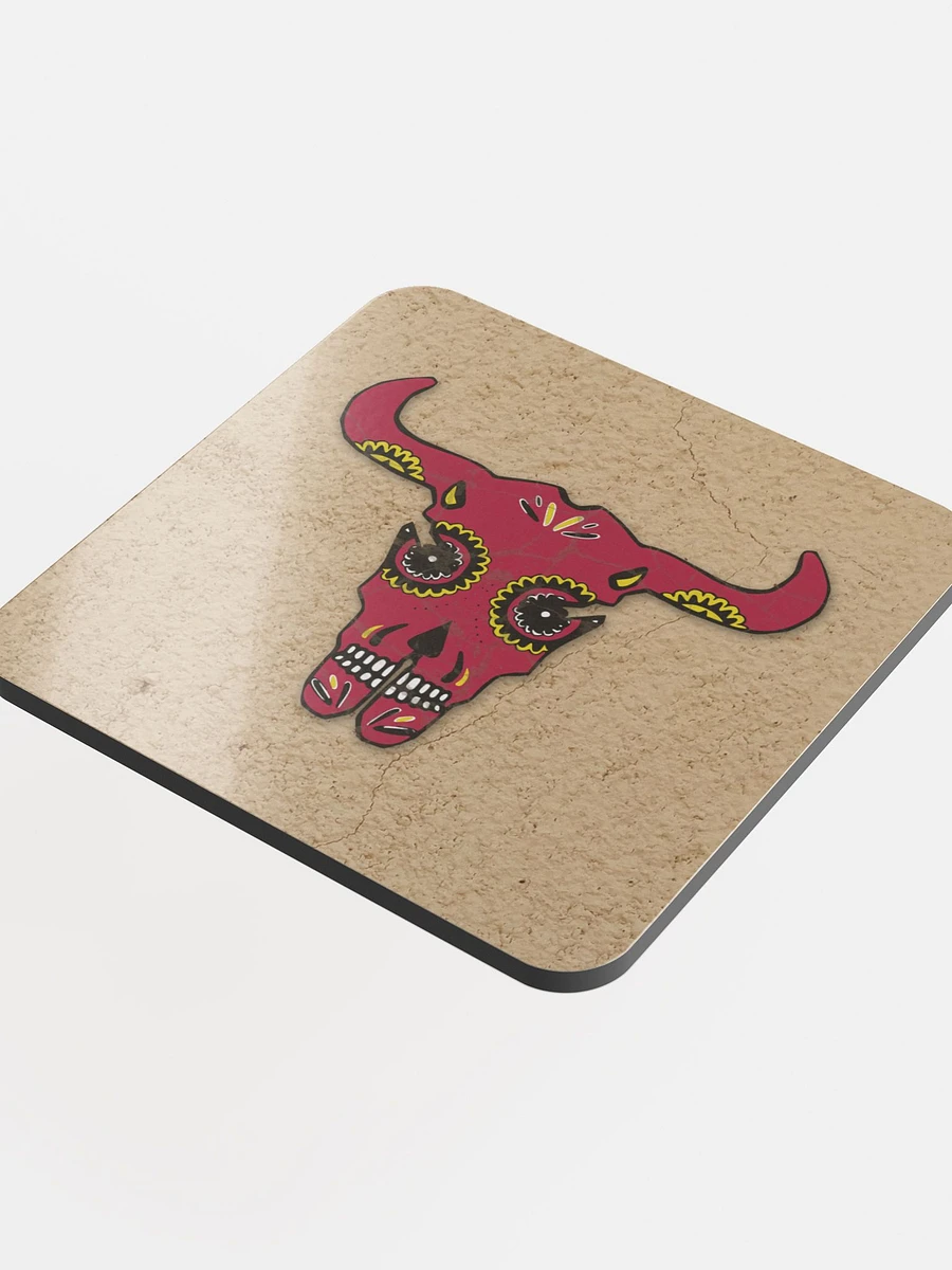 Sugar Cow Skull Beverage Coaster product image (4)