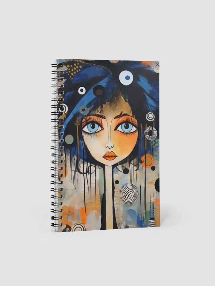 Whimsical Blue Art Notebook product image (1)