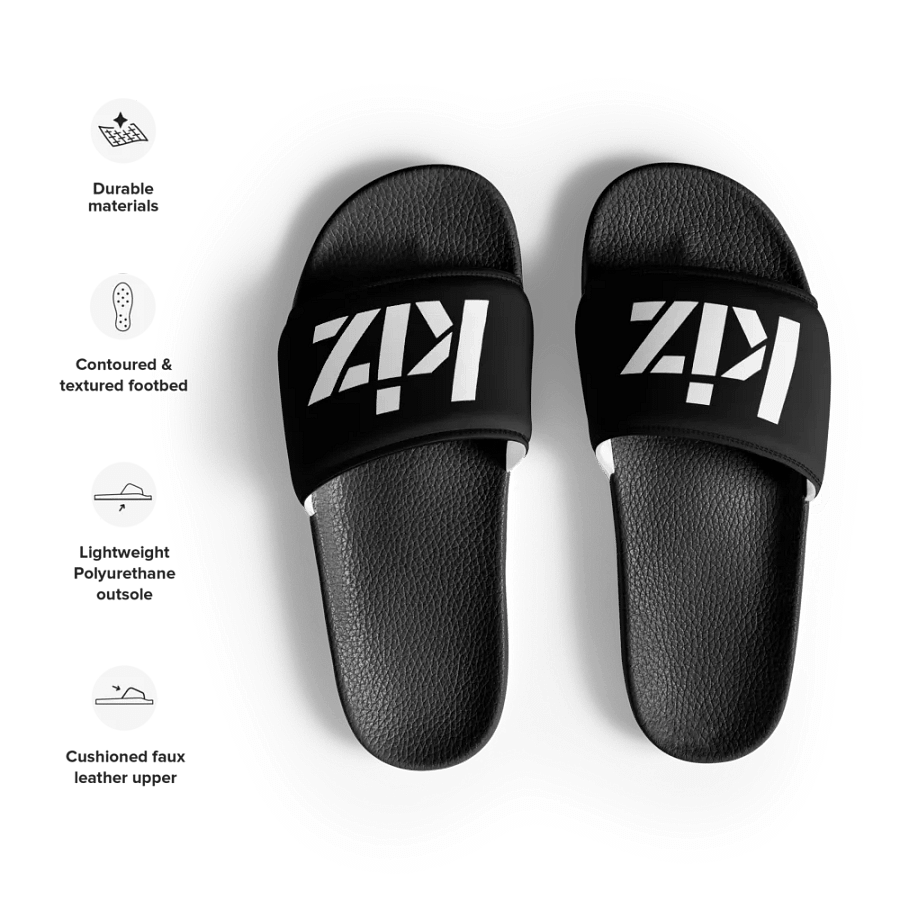 KIZ WOMEN'S SLIDES - BLACK / WHITE product image (3)