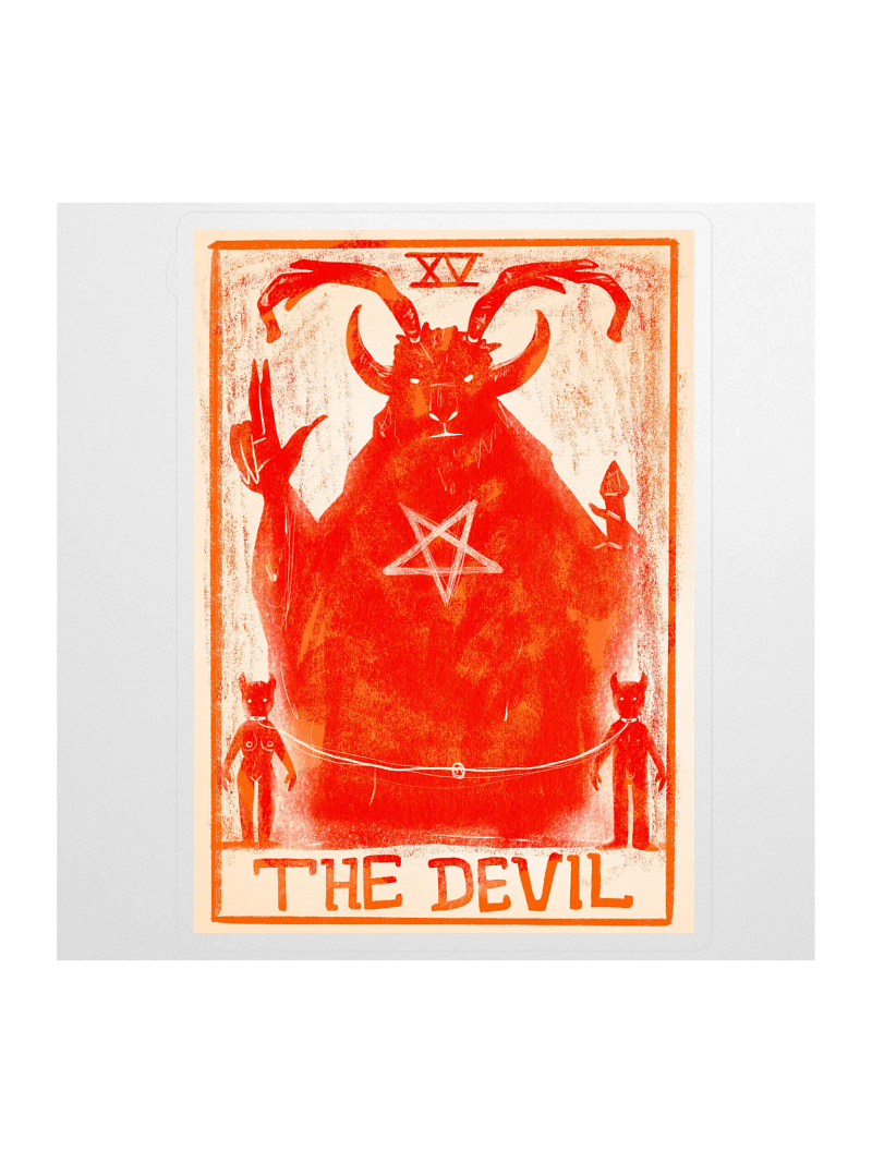 The Devil Tarot Sticker