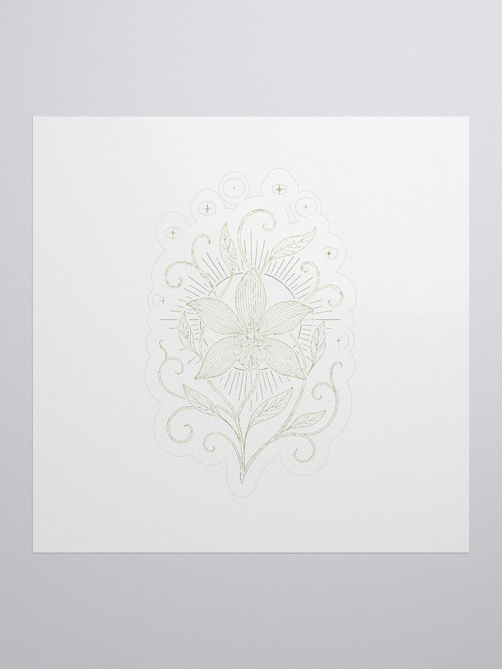 Celestial Orchid Sticker product image (1)
