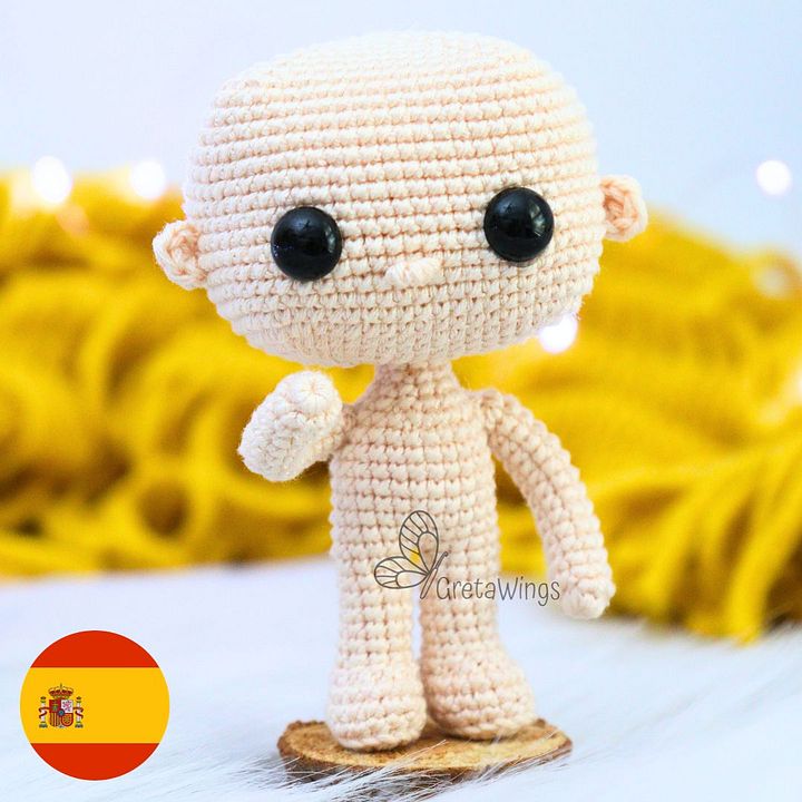 Patrón BASE BUDY FUNKO Amigurumi (Descarga digital) product image (1)