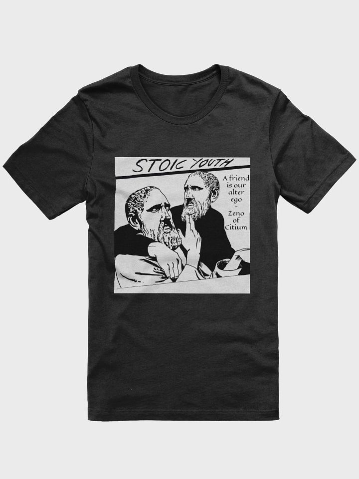 Stoic Youth Zeno of Citium quote Bella+Canvas Supersoft T-Shirt product image (1)