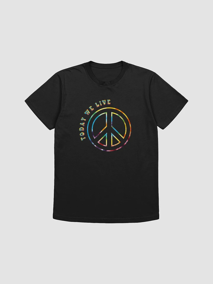 Peace symbol tie-dye t-shirt product image (1)