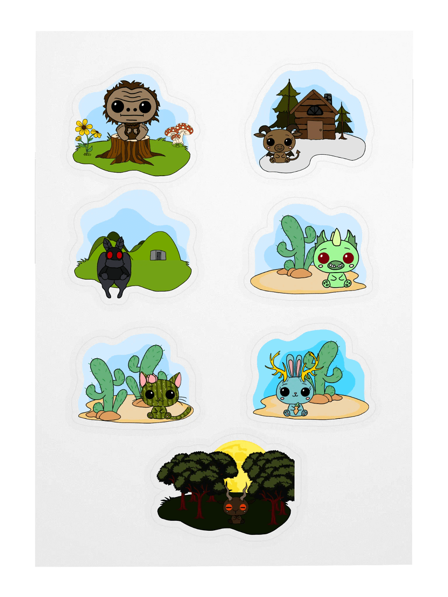 Cryptikids Sticker Sheet 1 product image (3)