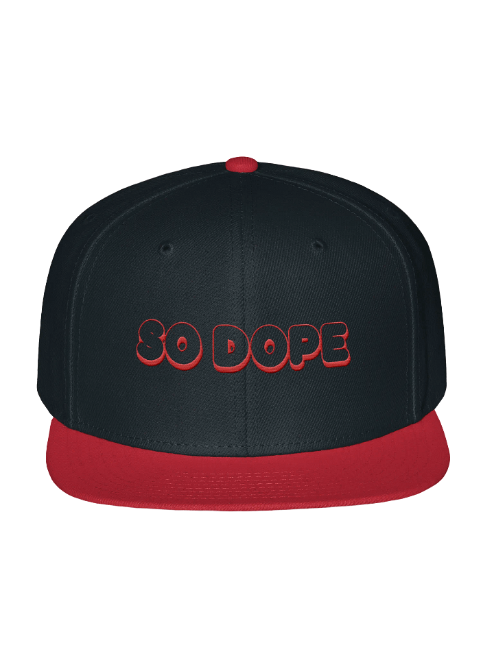 SO DOPE (Black & Red) SNAPBACK product image (1)