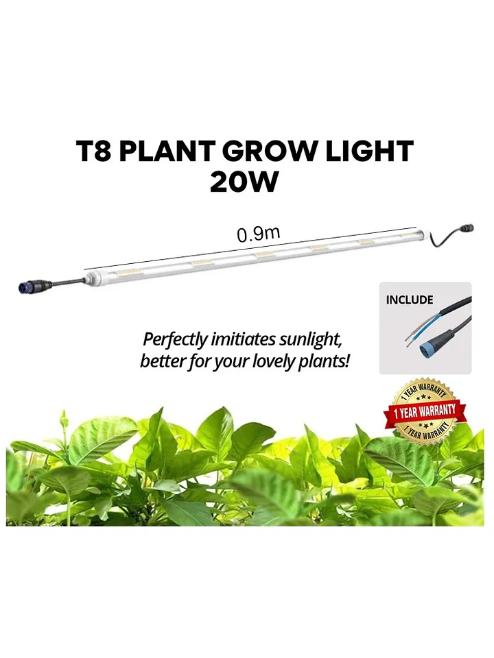 SANSI T8 LED Plant Grow Light Daylight Full Spectrum and Sunlight White Grow Light Lamp for Indoor Garden Houseplants/Greenhouse (15W/20W Variants) product image (2)