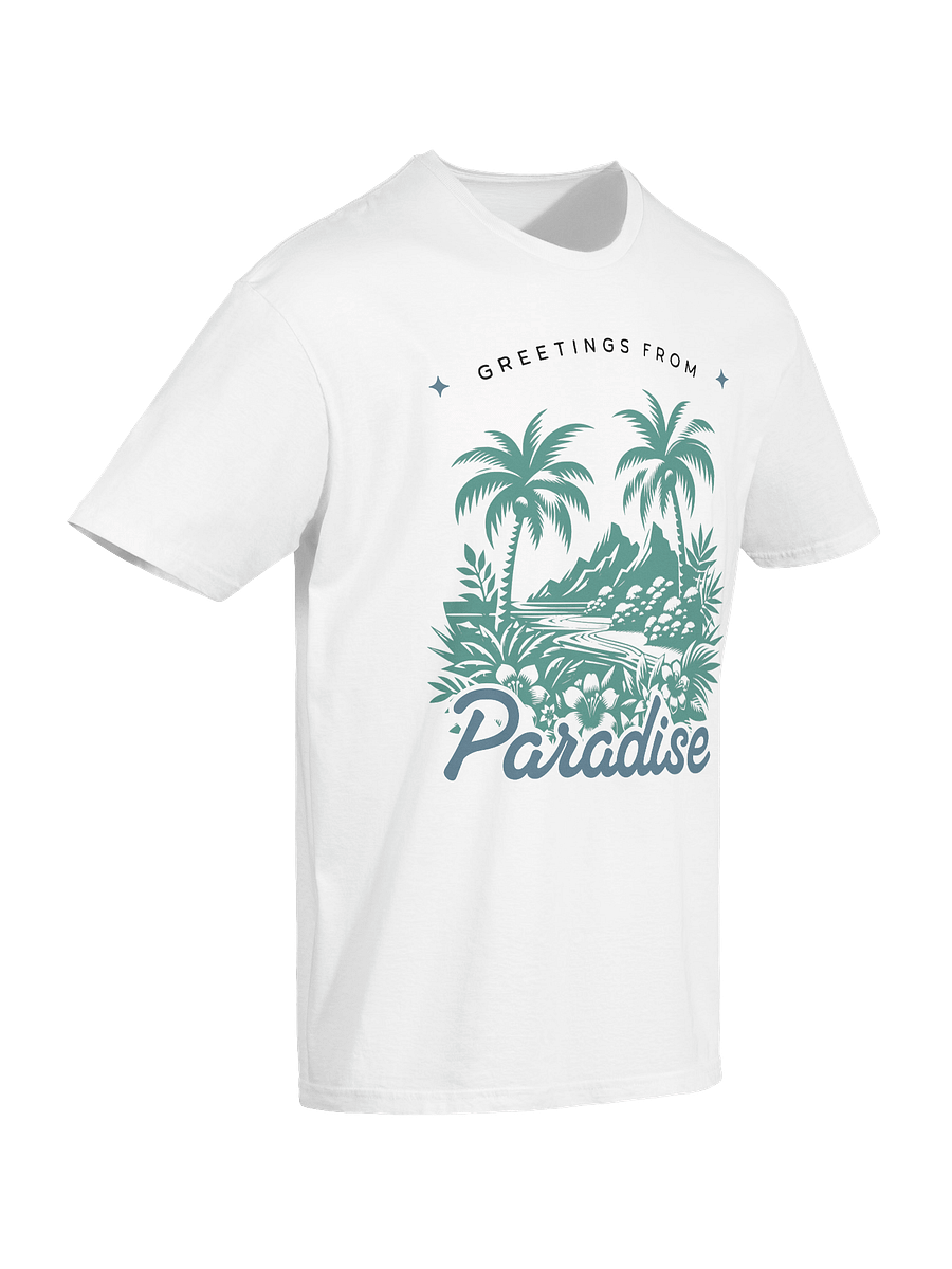 "Greetings from Paradise" Unisex T-shirt product image (3)