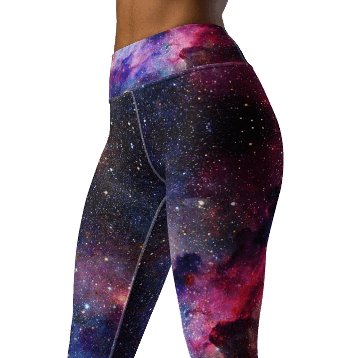 Yoga-Leggings mit Allover-Print, Galaxy product image (1)