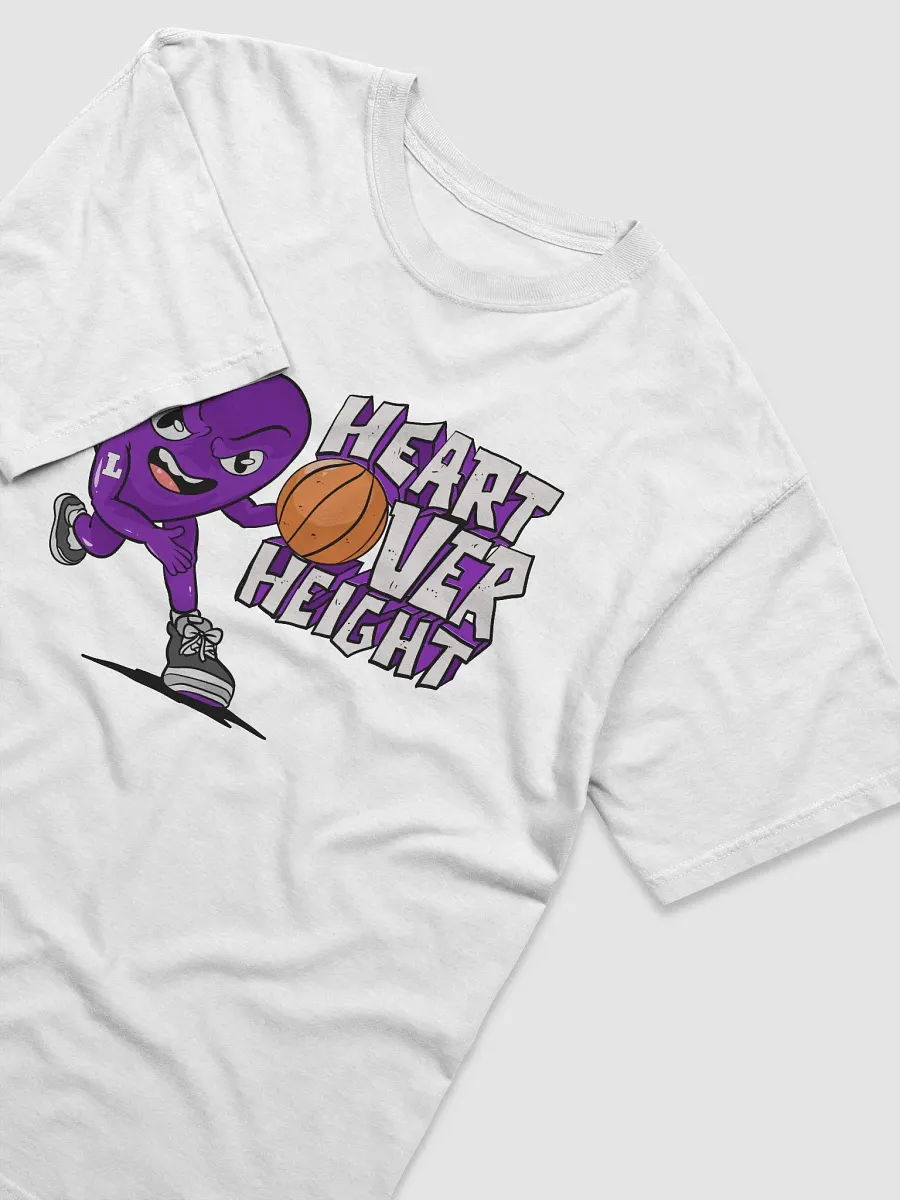 Heart Over Height Basketball T-Shirt in Purple product image (3)