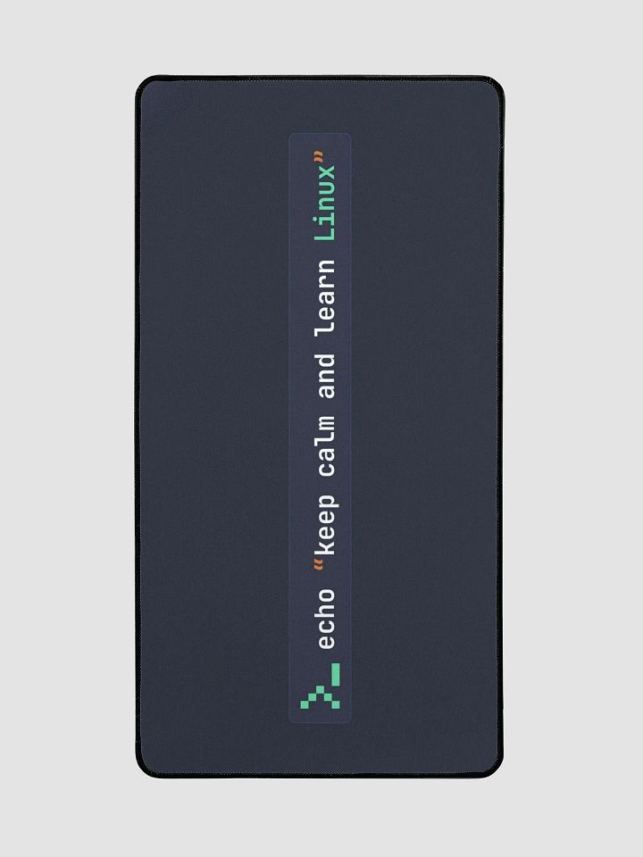 Keep Calm and Learn Linux Desk Mat product image (2)