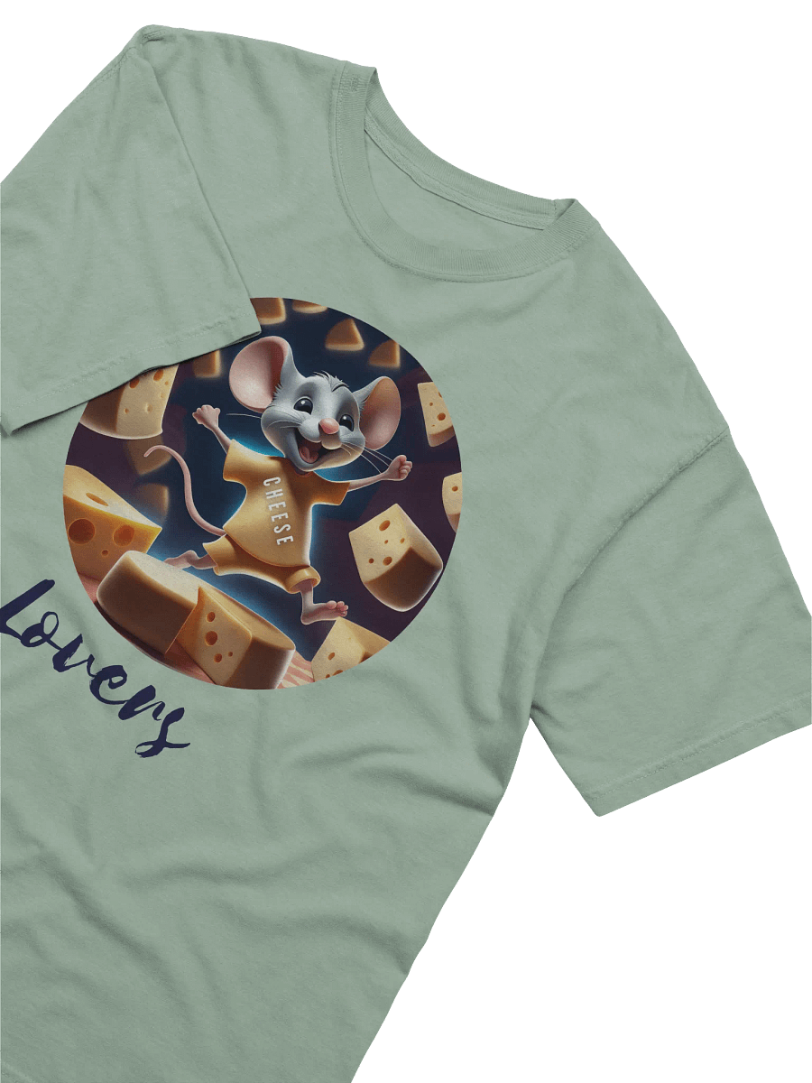 Cheese Lovers' Joyful Mouse T-Shirt product image (8)
