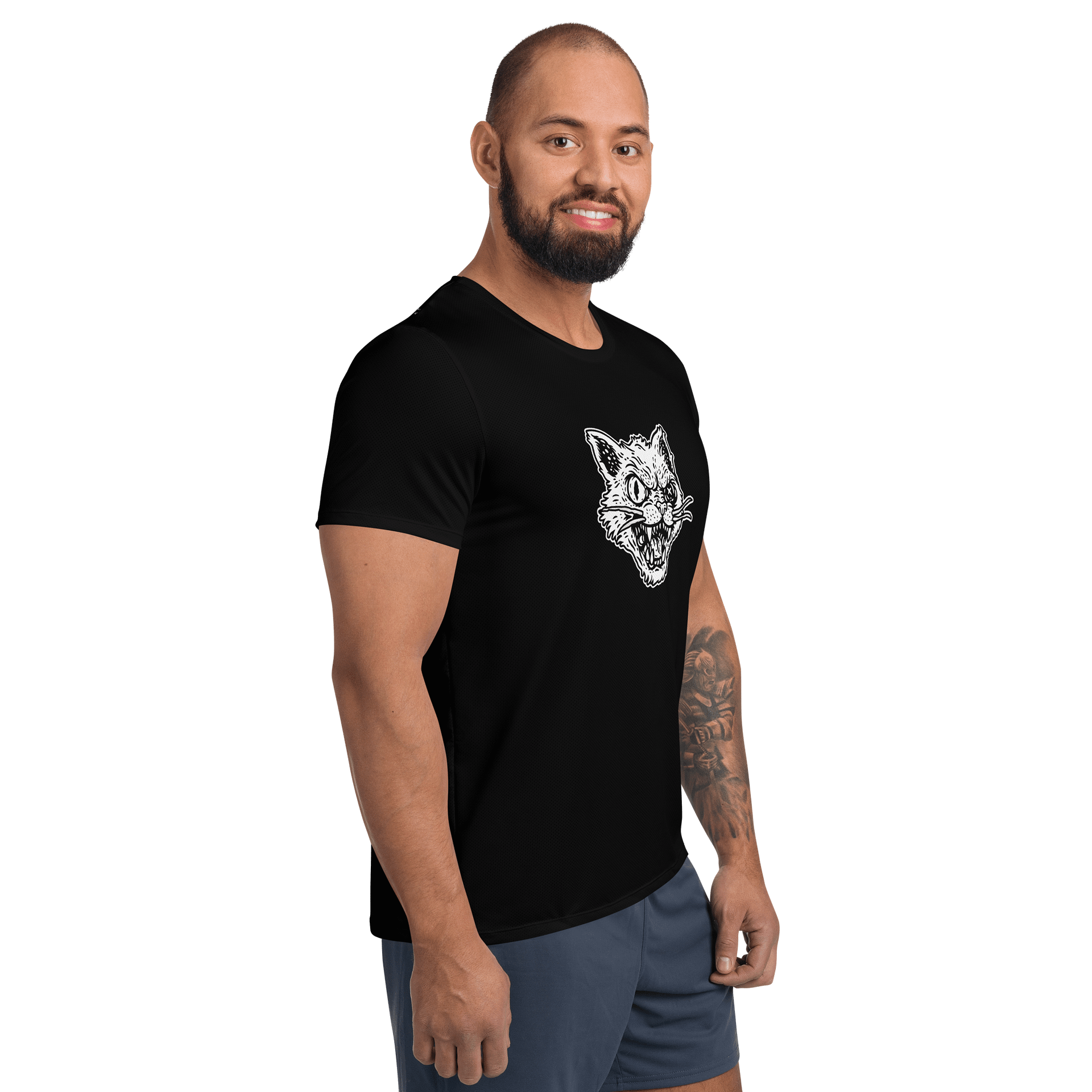 Fear the One-Eyed Cat - Athletic Mesh Tee product image (6)