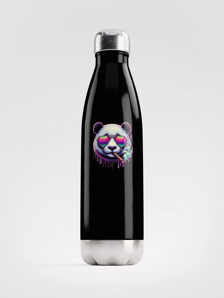 Panda Vibes Stainless Steel Water Bottle product image (1)