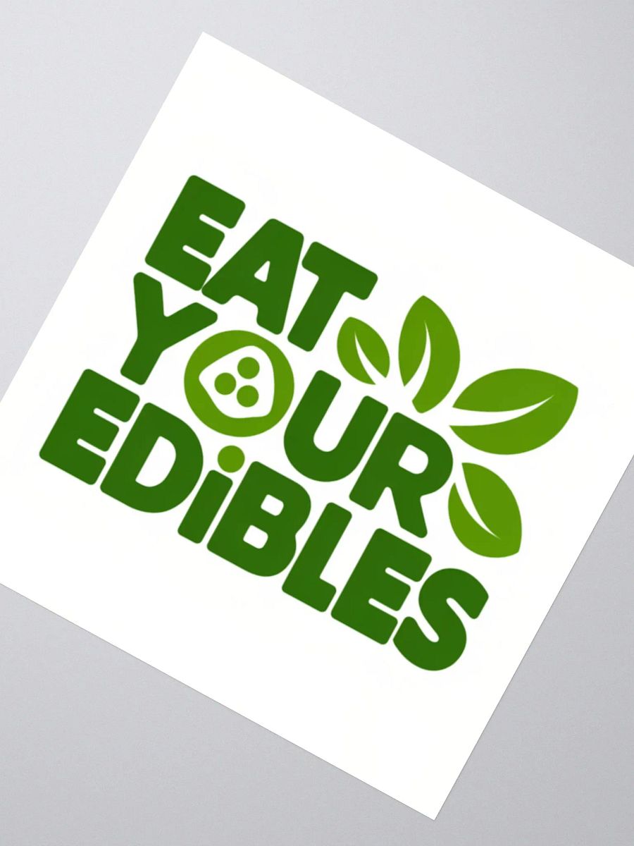 EAT YOUR EDIBLES Kiss Cut Stickers product image (5)