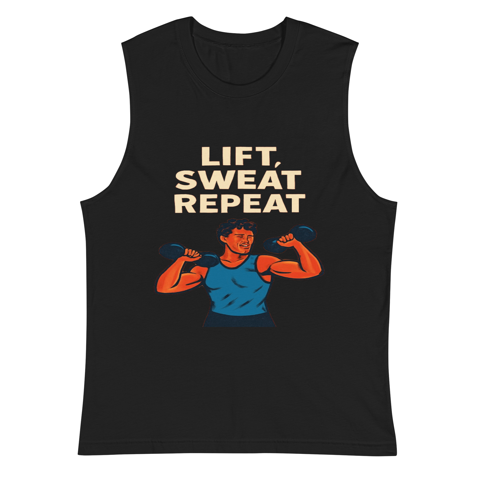Best Selling - LIFT, SWEAT, REPEAT Muscle Tank product image (2)