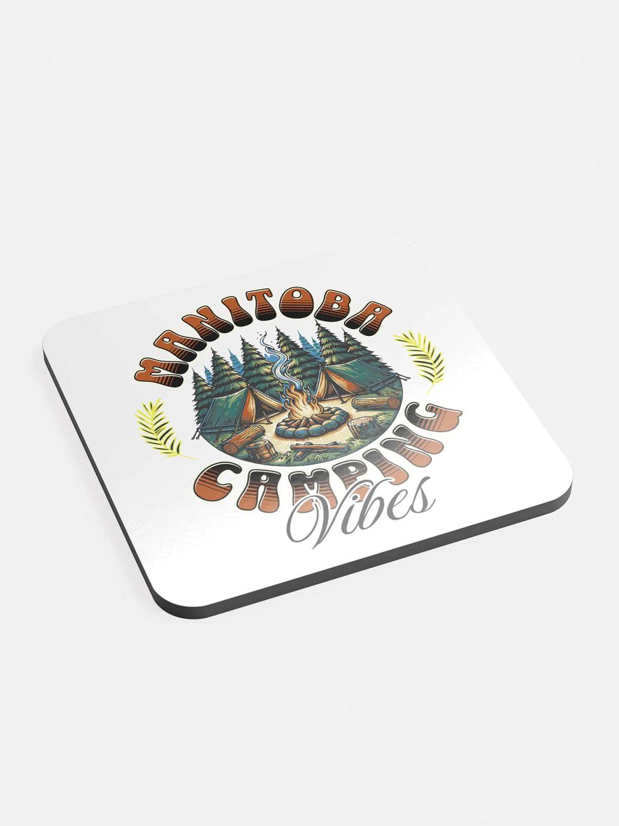 Manitoba Camping Vibes Cork Coaster product image (3)
