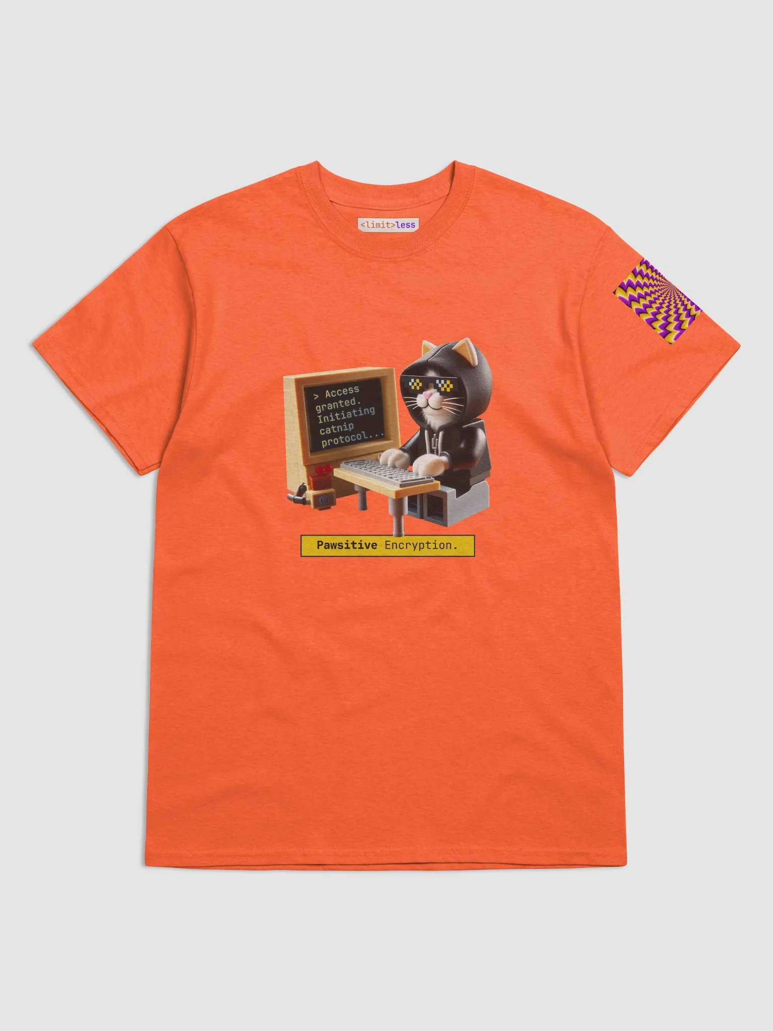 Heavyweight Hacker Tee – Streetwear for Coders Who Run on Coffee & Code product image (6)