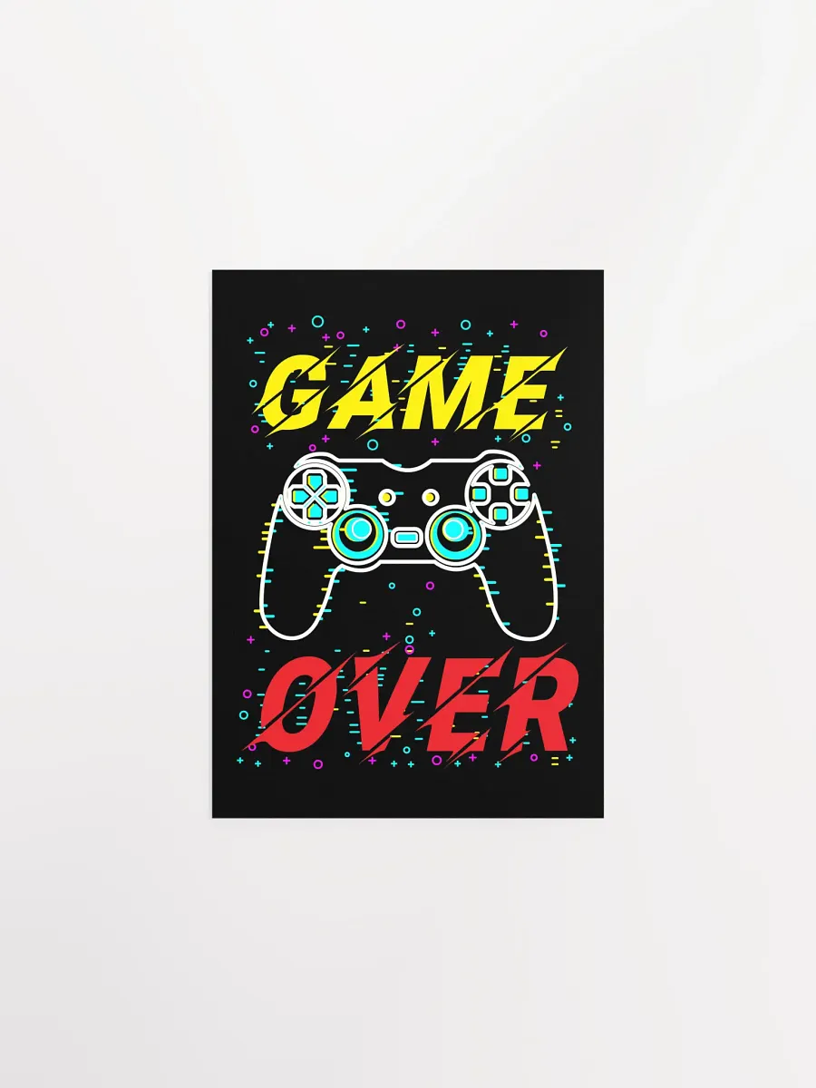 Game Over Matte Poster product image (1)