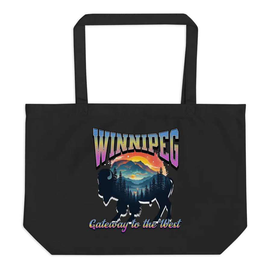 Winnipeg Gateway To The West Bison Eco Tote product image (1)