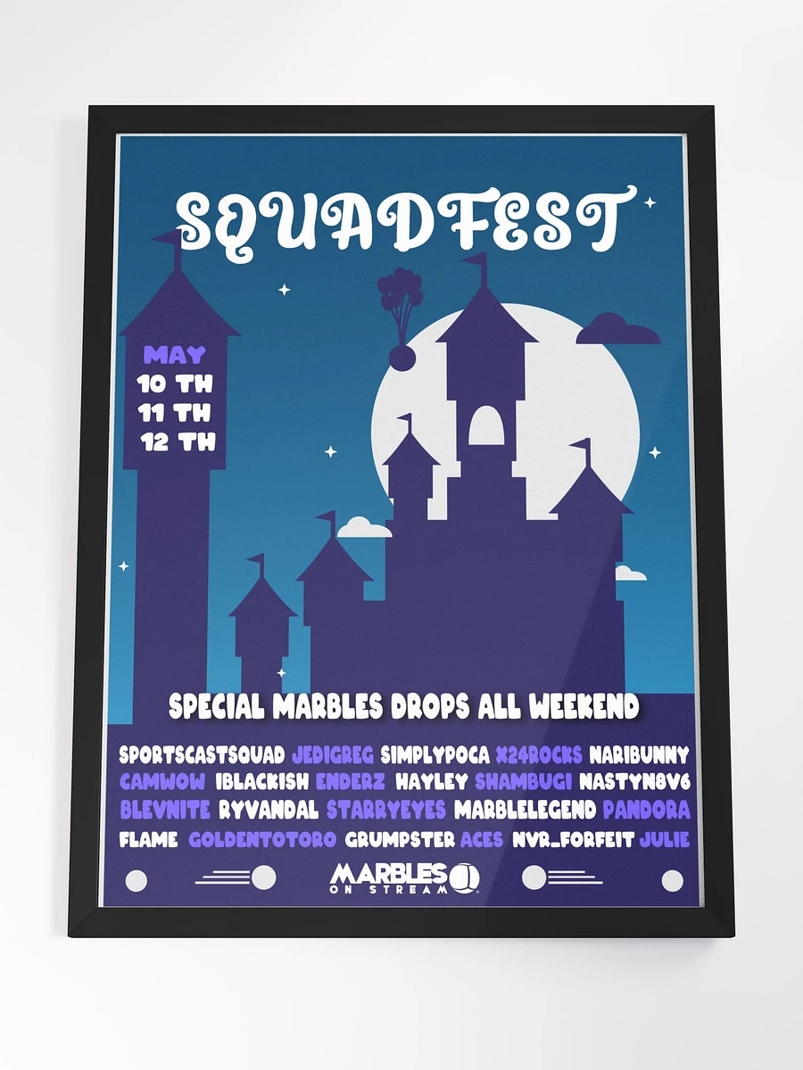 SQUAD FEST POSTER W/ FRAME product image (8)