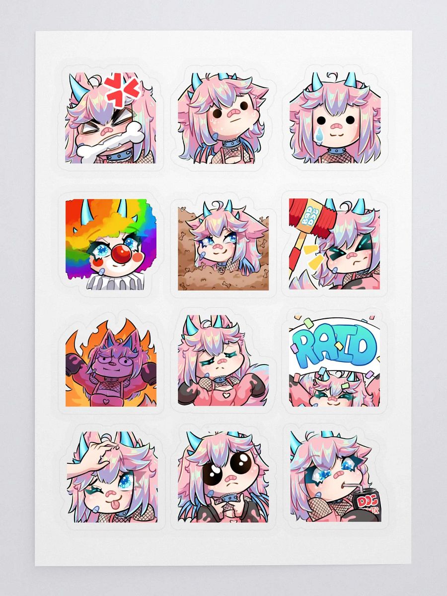 ♡ Inuchi's Subscriber Emotes Sheet ♡ product image (3)