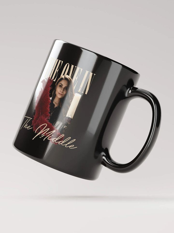 The One In The Middle (Black Mug - Gold Version) product image (2)
