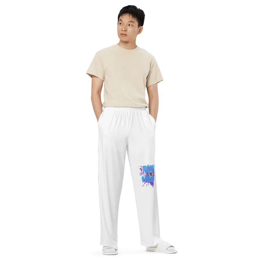 Born to Prosper Rhythm Splatter Wide-Leg Pants product image (4)