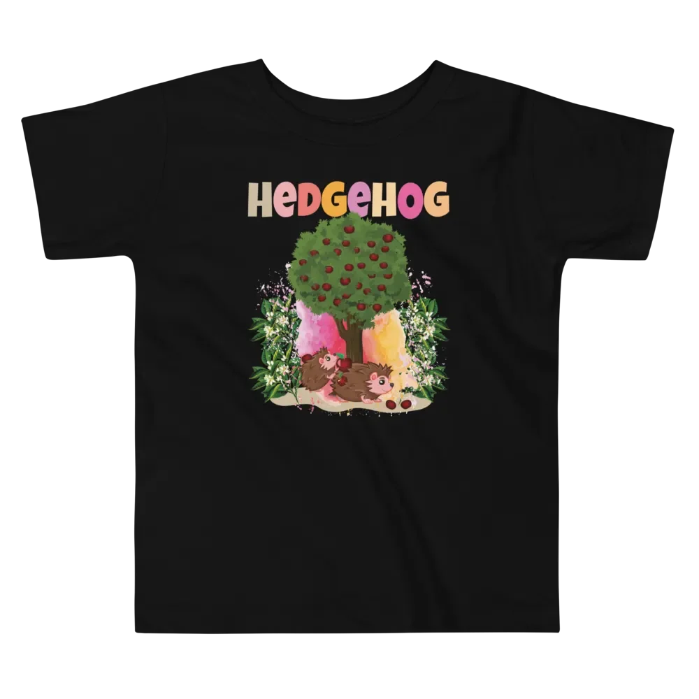 Hedgehog Cute Colorful Funny Bella +Canvas Toddler T-Shirt – Fun Gift for Kids product image (6)