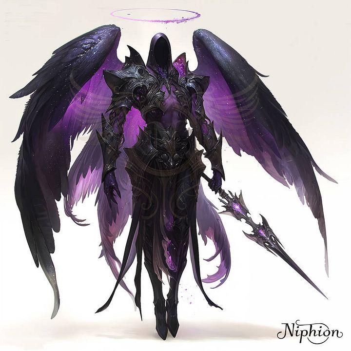 High-Resolution Digital Art – Nebula Archangel, Character Design #6 product image (1)