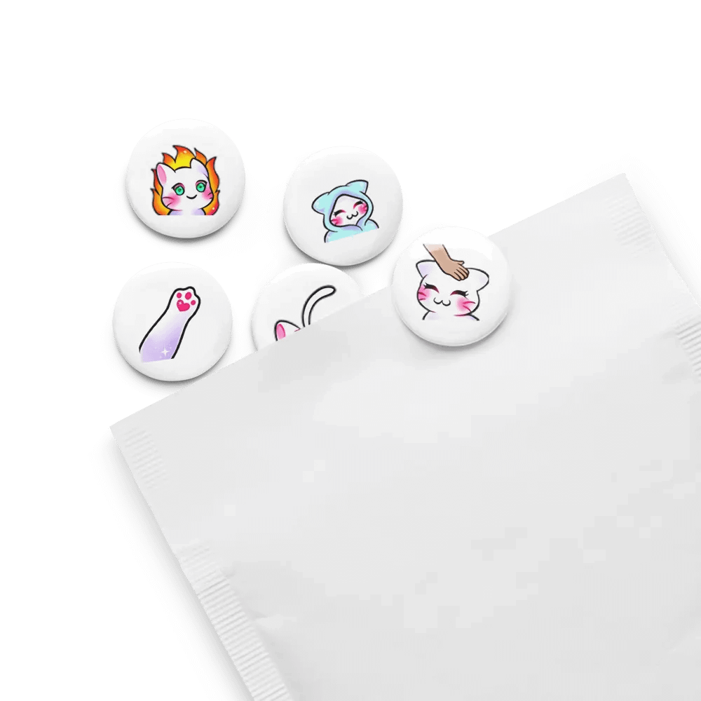 Cat Pin Button Set product image (13)