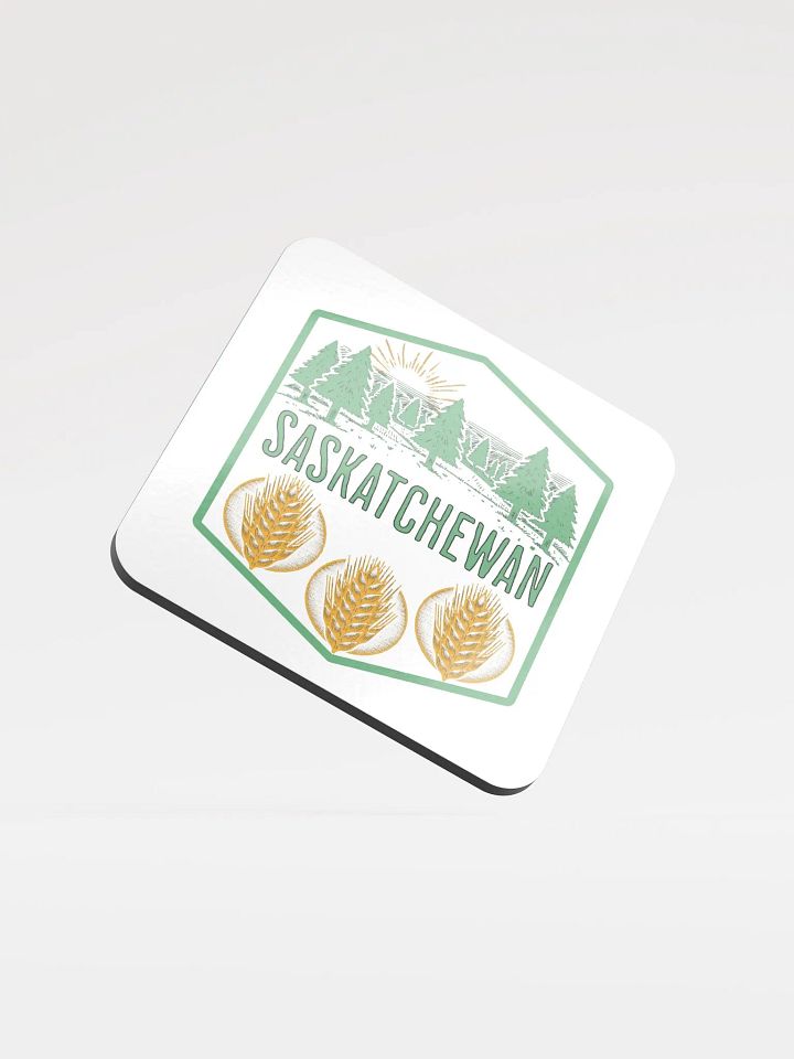 Saskatchewan Tree Wheat Field Coaster Set product image (1)