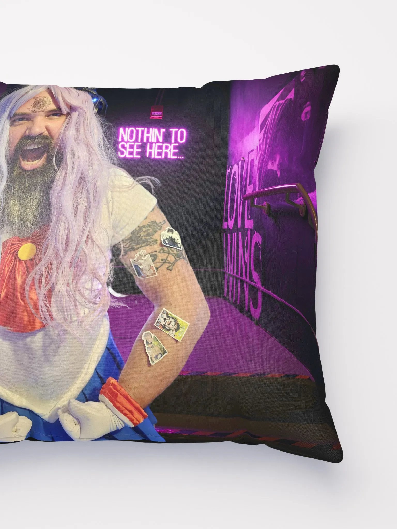 nothing to see here pillow product image (3)