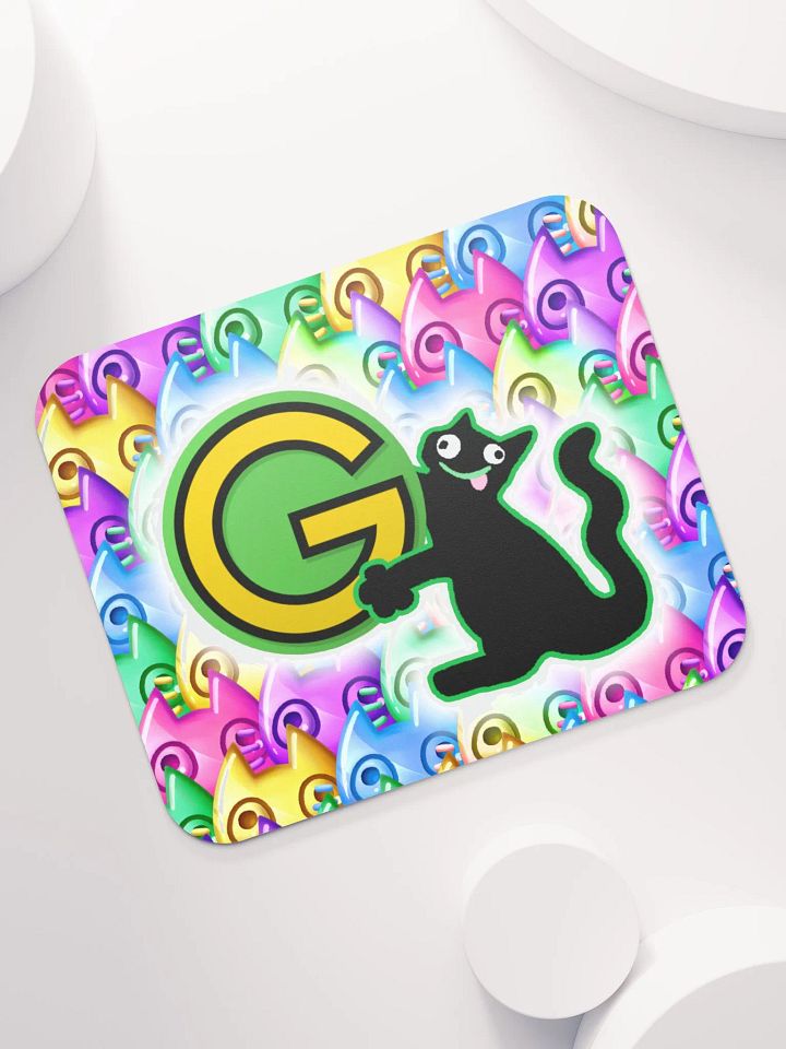 Mousepad - Derpcat holding 2025 Logo + Audience product image (1)