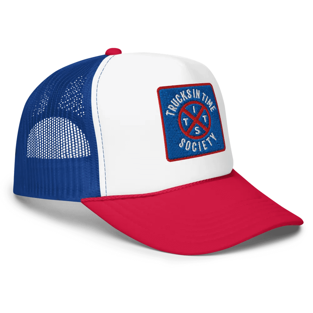 TITS CROSSROADS PATRIOTIC Foam Trucker Hat product image (3)