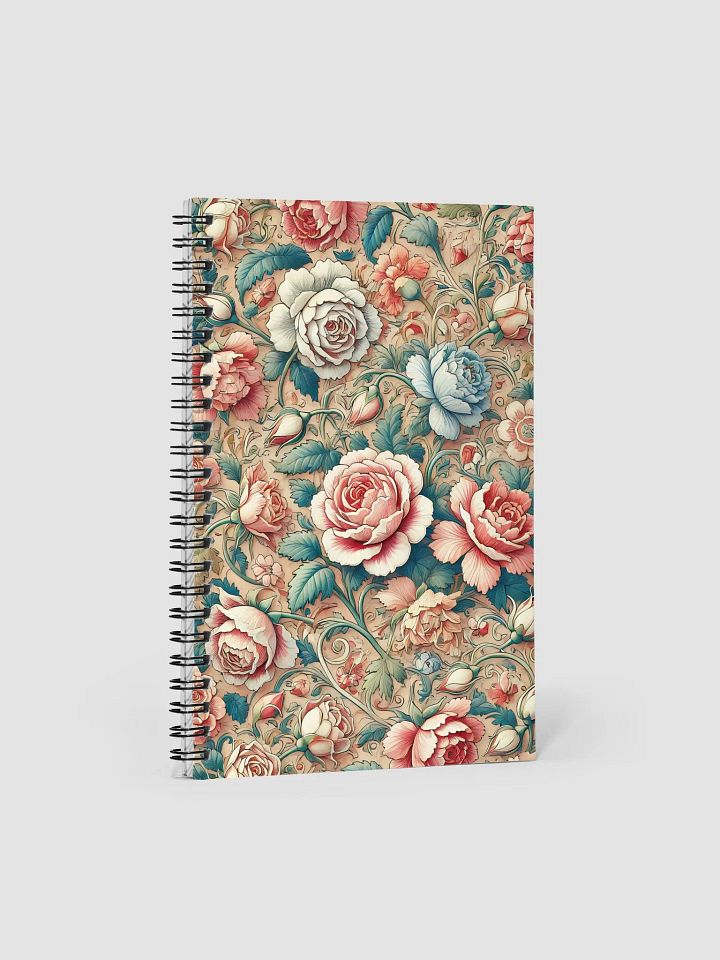 Royal Floral Spiral Notebook product image (1)