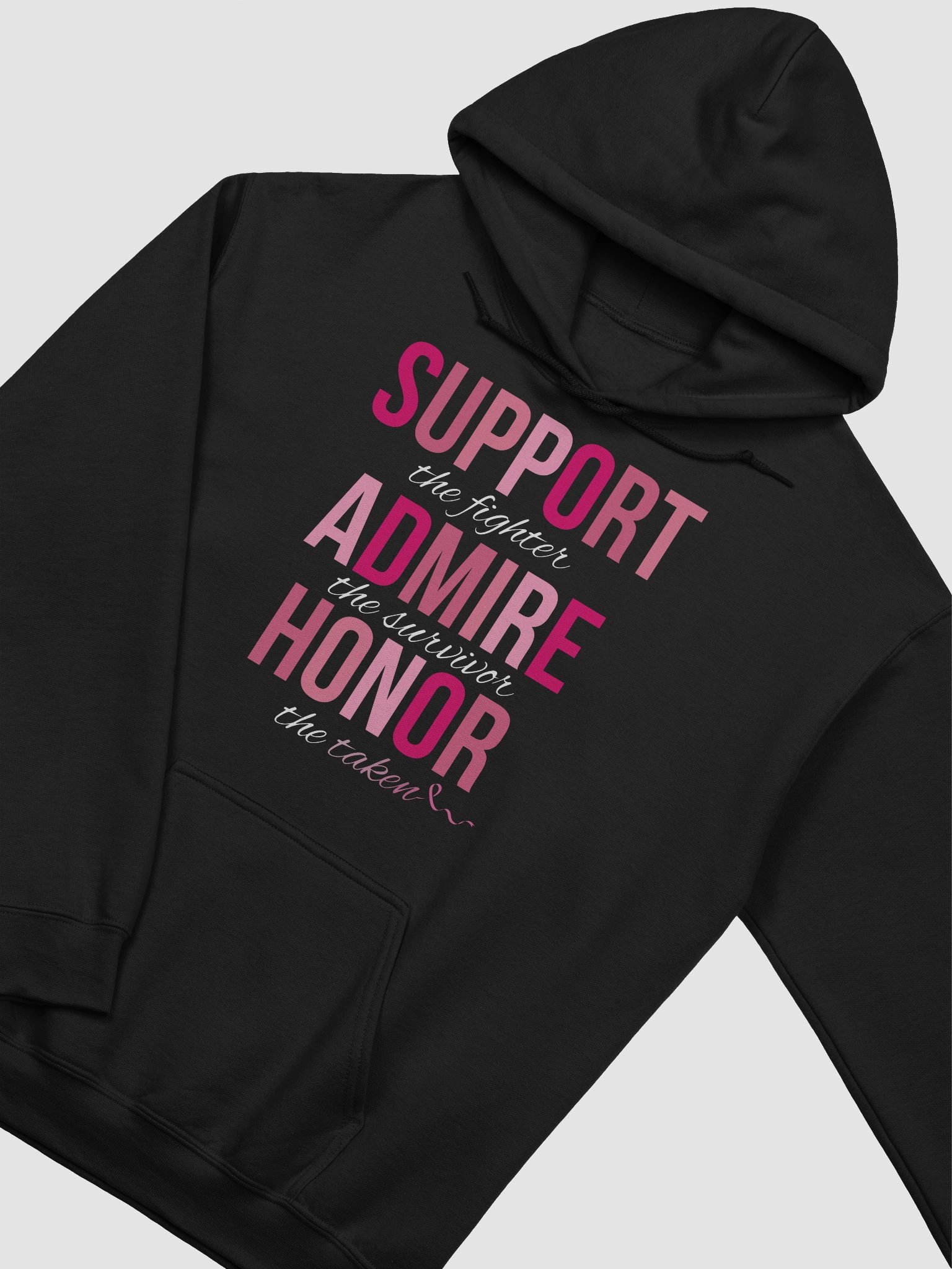 Support, Admire, Honor Breast Cancer Unisex Hoodie product image (20)