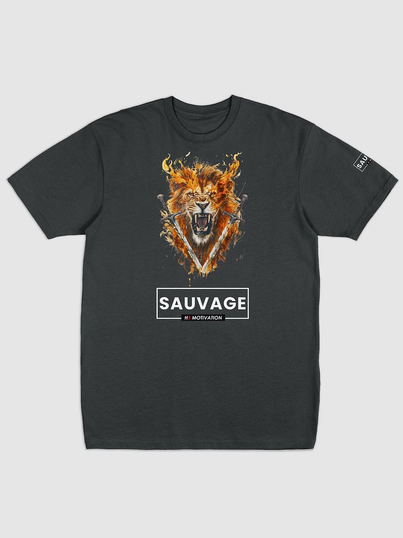 T-Shirt Lion Sauvage by H5 Motivation