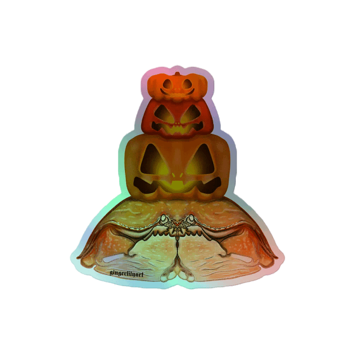 pumpkin crab sticker product image (2)