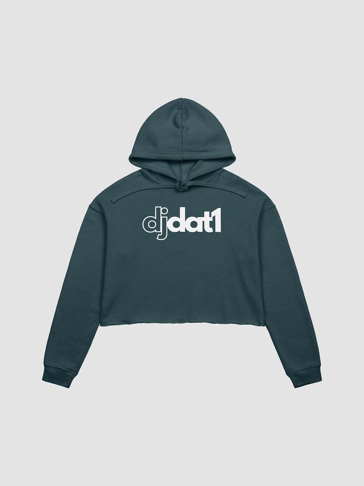[DJDAT1] Signature Logo Crop Hoodie product image (1)