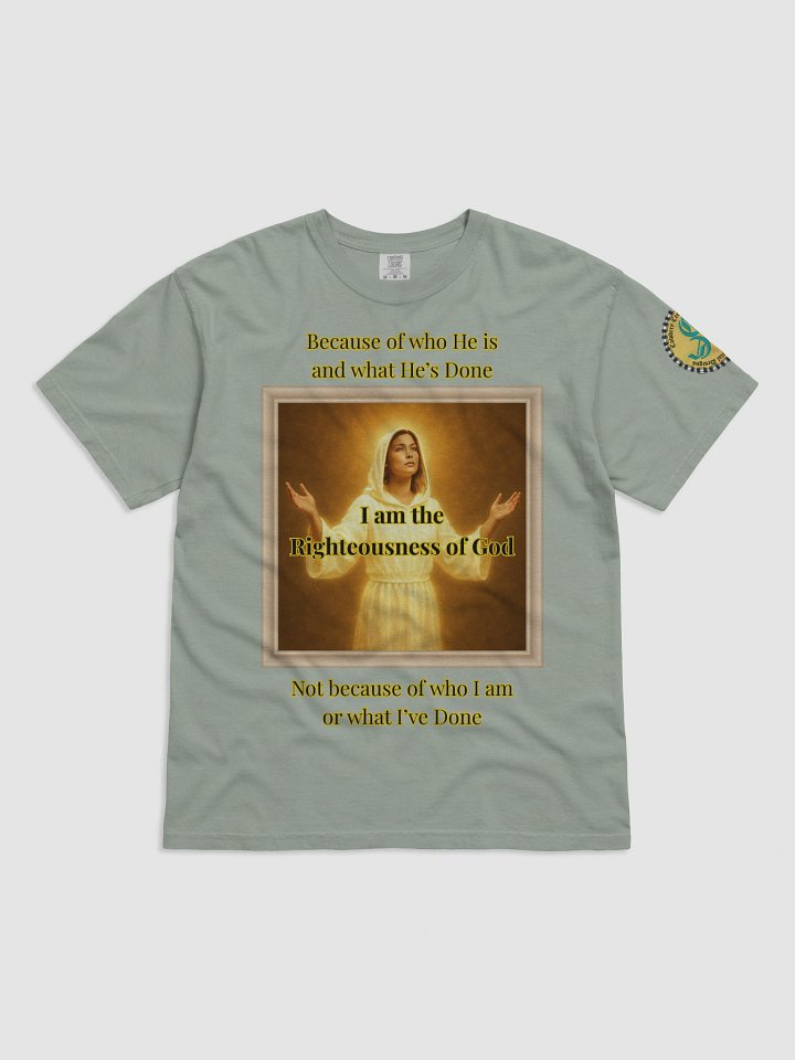 I am the Righteousness of God (Female) Comfort Colors Garment-Dyed Heavyweight T-Shirt Colors (4) product image (1)